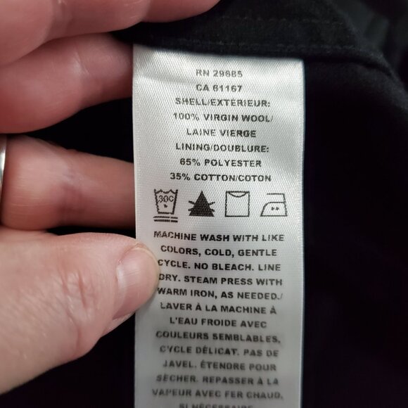 Pendleton Canyon Western Snap Shirt | Black 100% Wool | 2XLT - Picture 9 of 10